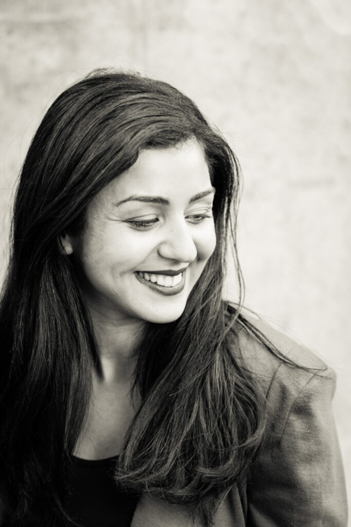 portrait of a woman in black and white for a personal branding photoshoot